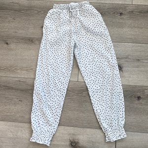 Girls Zara polka dot dress pants